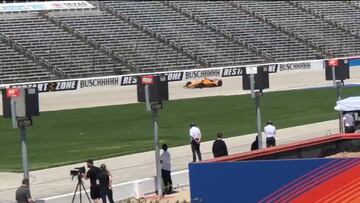 Alonso ya rueda con el McLaren de las 500 Millas de Indianápolis