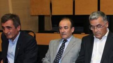 <b>CANDIDATOS. </b>Tanto Sergio Oliveró como Joan Collet ya son oficialmente presidenciables; José Manuel Moya iría en la lista del primero.