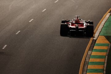 Charles Leclerc durante la carrera del Gran Premio de Australia de Fórmula 1.