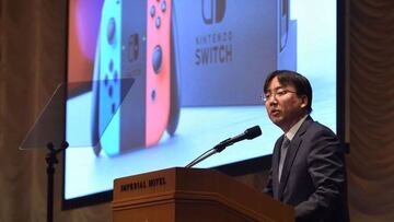 Shuntaro Furukawa, preisdente de Nintendo, durante el encuentro financiero celebrado el pasado 31 de enero en Tokio | Kazuhiro NOGI / AFP