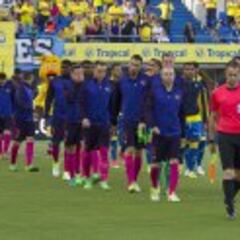 Las Palmas-Barcelona en imágenes