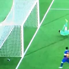 El polémico gol anulado a Vidal por offside de Messi