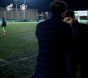 El micro pilló la frase del entrenador del Cornellà a Simeone tras eliminarlo de la Copa