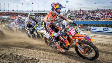 Jorge Prado, en acción durante el Mundial de MX2.