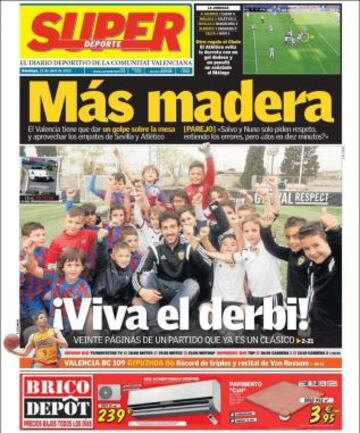 Portadas de la prensa deportiva