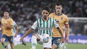 Kevin Medina, en el partido del domingo