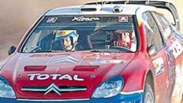 <b>EXHIBICIÓN. </b>Carlos Sainz se mostró intratable para todos y le endosó minuto y medio a Loeb.