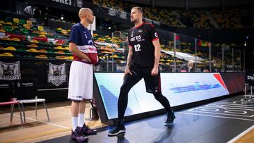 Balvin, con Oliver (Obradoiro)