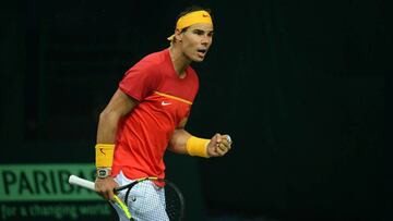 Rafa Nadal, 22 victorias en 23 partidos de Copa Davis