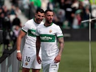 21/03/26 PARTIDO PRIMERA DIVISION
ELCHE - MALLORCA
GOLTETE MORENTE 2-1
ALEGRIA
RAFA MIR