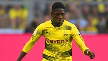 Dembélé con el Dortmund.