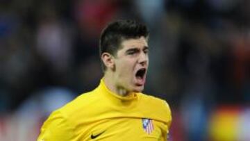 Thibaut Courtois, portero belga del Atl&eacute;tico de Madrid en pr&eacute;stamos por el Chelsea.