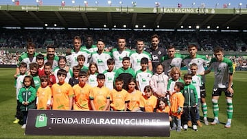 Alineación del Racing contra el Depor.