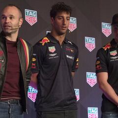 Iniesta: "Alonso es un grande, como Nadal o Gasol"