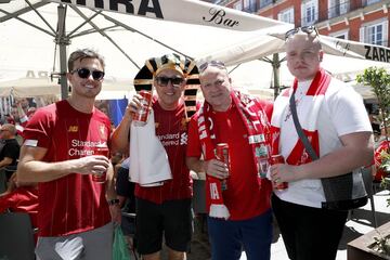 Ambiente de Champions en las calles de Madrid