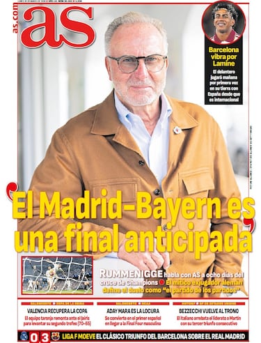 Las portadas de AS de marzo