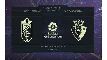 Resumen y goles del Granada vs. Osasuna de la Liga Santander