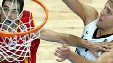<b>INDEFENDIBLE</b>. El base español estuvo imparable en todas las facetas de juego y ni siquiera el MVP de la NBA pudo detenerle.
