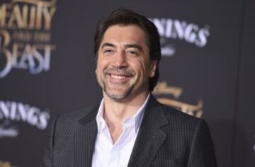 El actor español Javier Bardem en la premiere mundial de La Bella y la Bestia