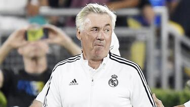 Carlo Ancelotti, entrenador del Real Madrid.