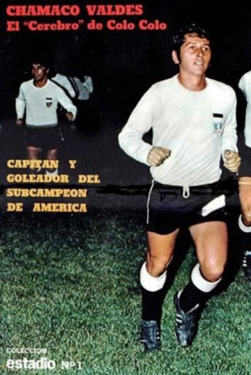 Chamaco Valdés es el máximo goleador chileno en la Copa Libertadores con 20 tantos, todos con Colo Colo. Su mejor campaña fue el '73 donde anotó ocho tantos en el subtítulo albo.