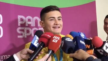 Daniel Restrepo después de ganar oro en los Panamericanos