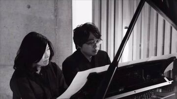 Yoko Shimomura y Hiroyuki Nakayama durante el Square Enix Presents: E3 2014 | Square Enix