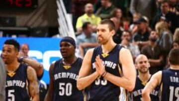 Marc Gasol durante un partido la pasada temporada.
