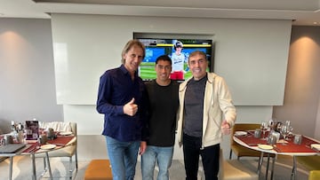 Gareca se reunió con Cabral