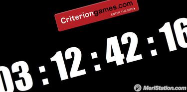 Aparece una cuenta atrás en la web de Criterion Games