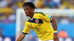 Juan Cuadrado en un partido de la Selección Colombia en el Mundial 2014.