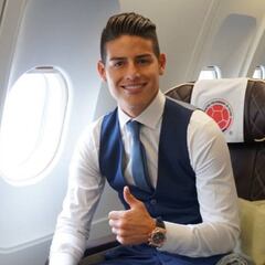 Pura elegancia de la Selección Colombia para su viaje a Rusia