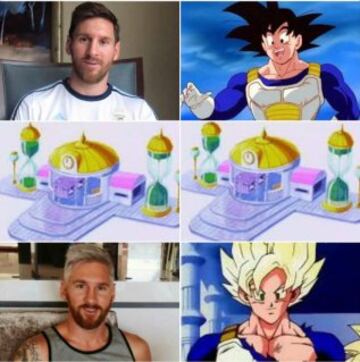 Los memes tras el cambio de 'look' de Lionel Messi