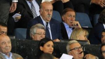 Del Bosque y Toni Grande, en la Gala de la LFP.