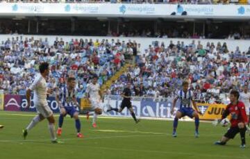 Trofeo Teresa Herrera. Deportivo de la Coru?a - Real Madrid. 0-1. Kak¨¢ marca el primer gol.