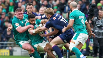 Resumen y resultado del Irlanda - Escocia: Irlanda somete a Escocia y mantiene sus opciones de título