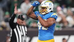 The Los Angeles Chargers used their defense to topple the New York Jets for a win that improves them to 4-4 while dropping the Jets to 4-4 through Week 9.