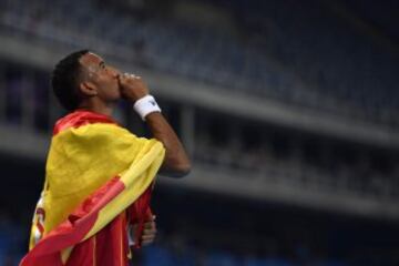  El atleta español Orlando Ortega logró la medalla de plata en la prueba de 110 m vallas 