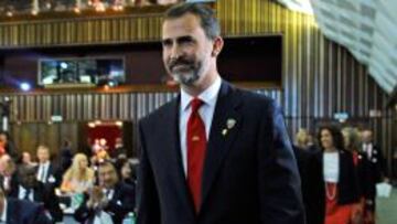 El Príncipe Felipe, en Lausana.