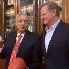 AMLO a Roger Goodell: 'El beisbol es el rey de los deportes'