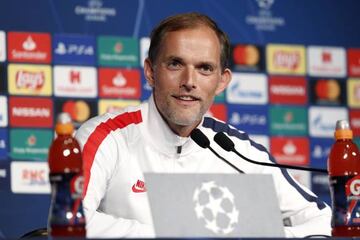 PSG coach Thomas Tuchel speaks to the media ahead of the PSG-Real Madrid clash.