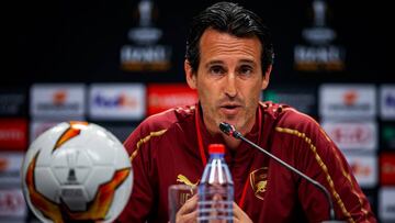 Unai Emery, cuando dirigiía al Arsenal.