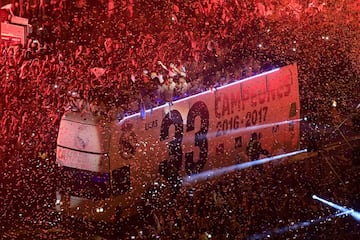 Las imágenes de la celebración del Real Madrid en Cibeles