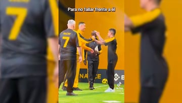 Durante 10 años entrenó para estar frente a su ídolo.