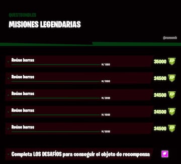 Fortnite Temporada 6: misi&oacute;n legendaria de la Semana 5