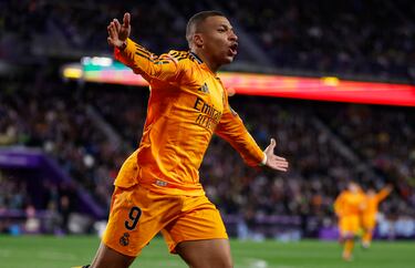 De esta manera el francés celebró el gol con el que prácticamente sellaba la victoria del cuadro Merengue a poco más de 30 minutos para terminar el partido.