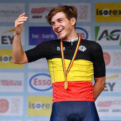 Evenepoel es el nuevo campeón belga de contrarreloj