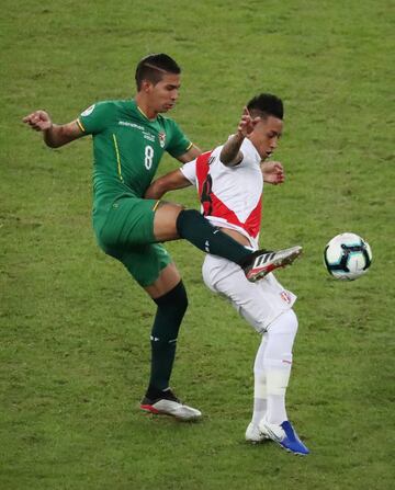 Diego Bejarano con Christian Cueva.