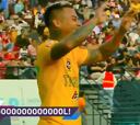 El gol de Edu Vargas en caída de Tigres por Copa MX