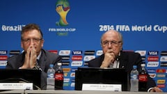 Sepp Blatter y Jerome Valcke.
